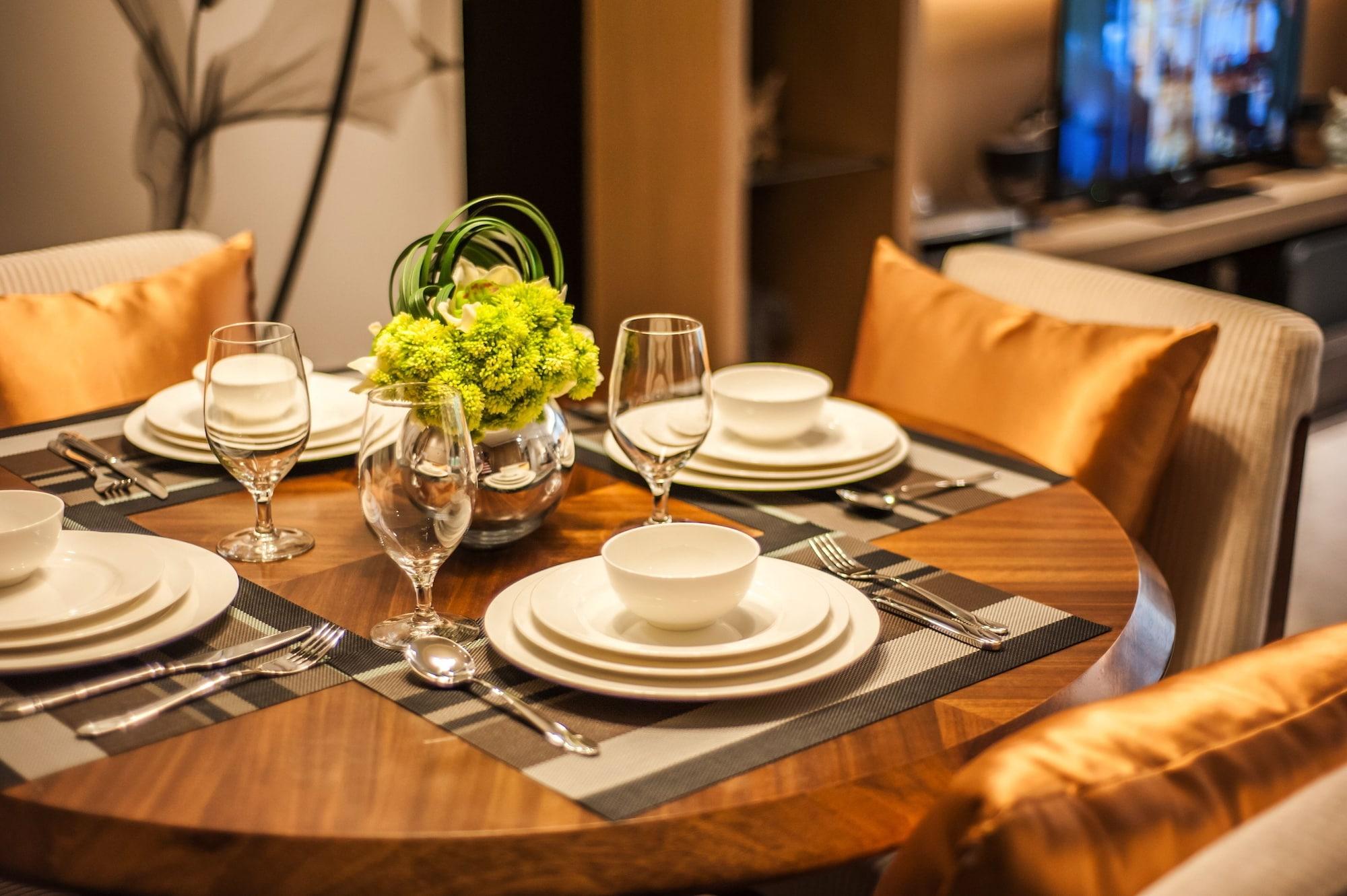 Apartmán Ascott Ifc Kanton Exteriér fotografie