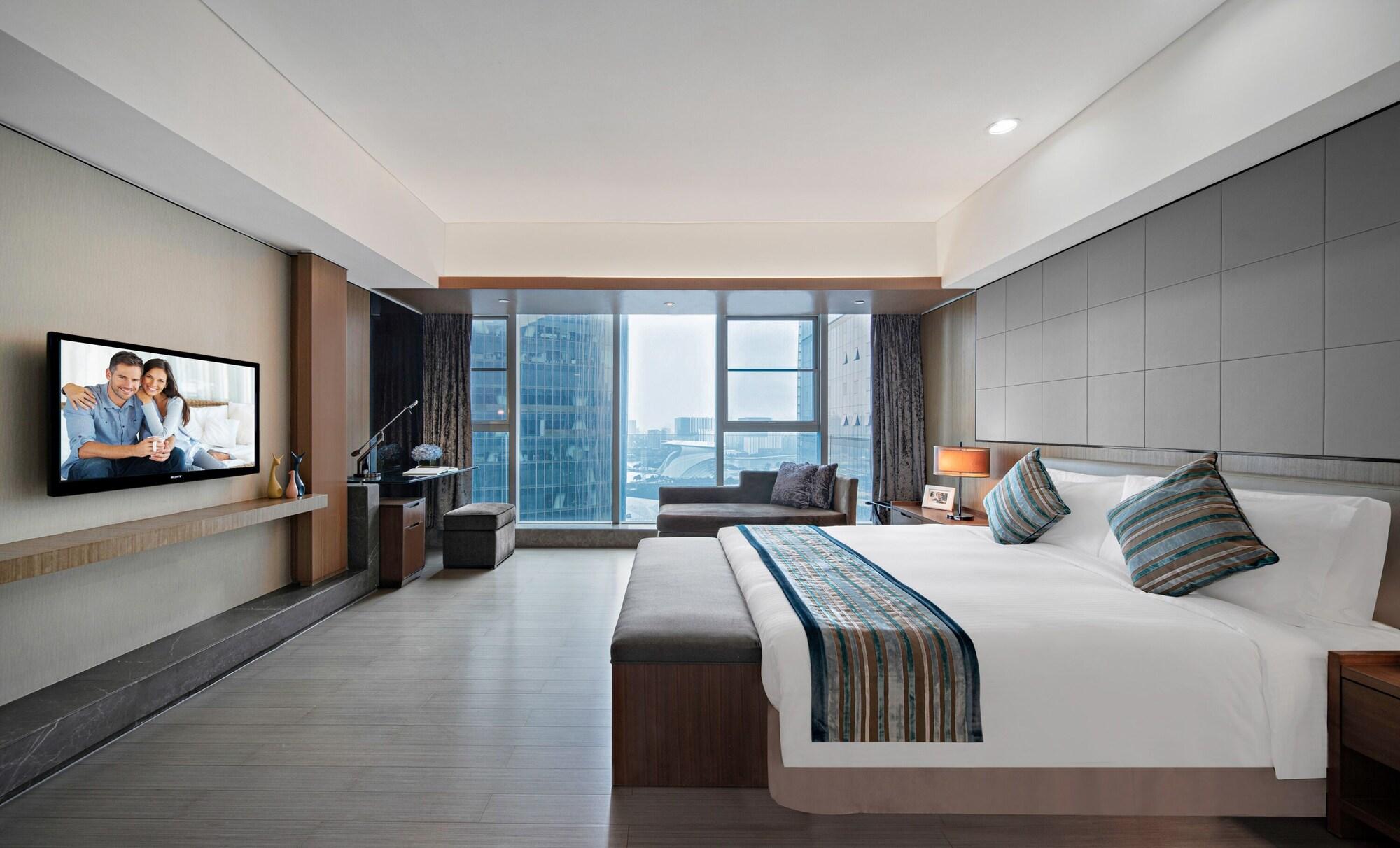 Apartmán Ascott Ifc Kanton Exteriér fotografie