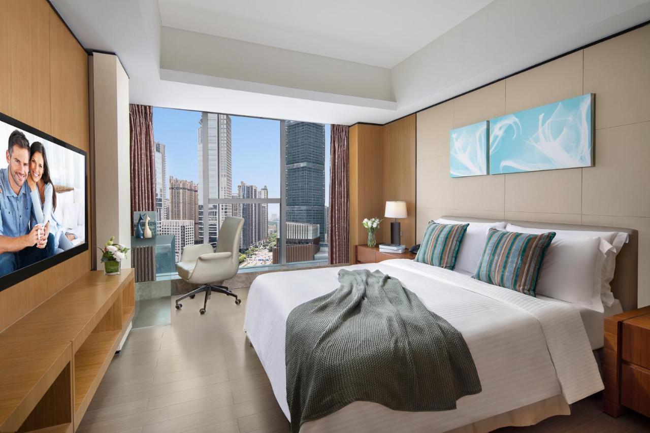 Apartmán Ascott Ifc Kanton Exteriér fotografie