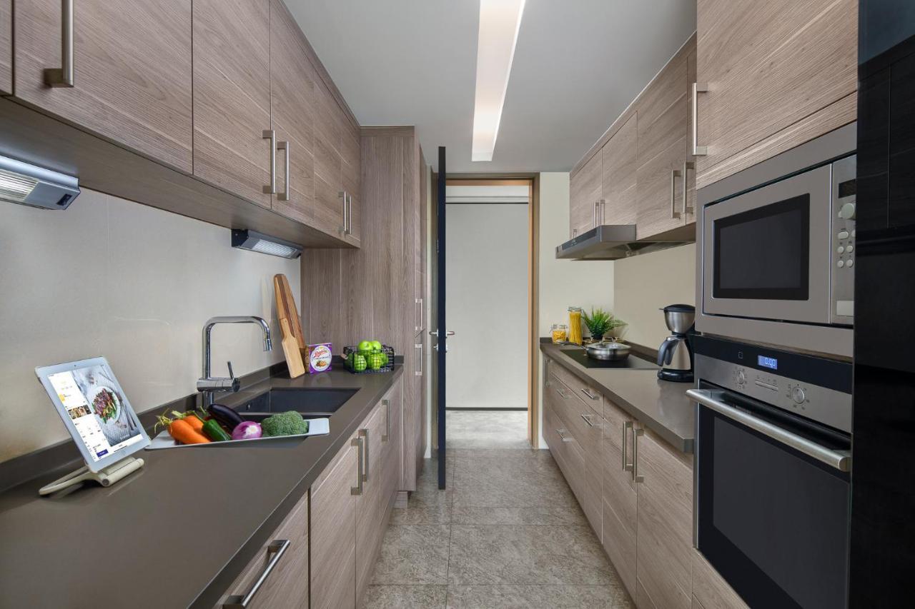 Apartmán Ascott Ifc Kanton Exteriér fotografie