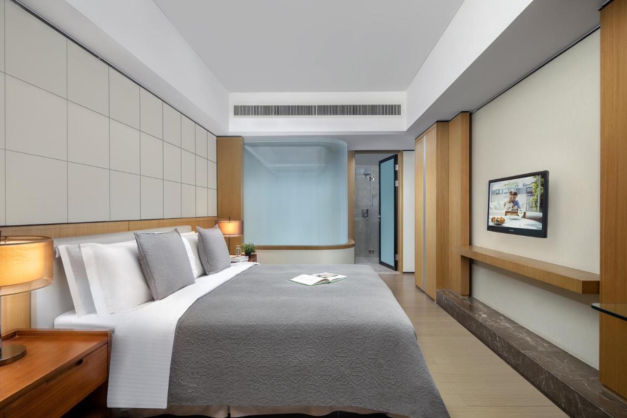 Apartmán Ascott Ifc Kanton Exteriér fotografie