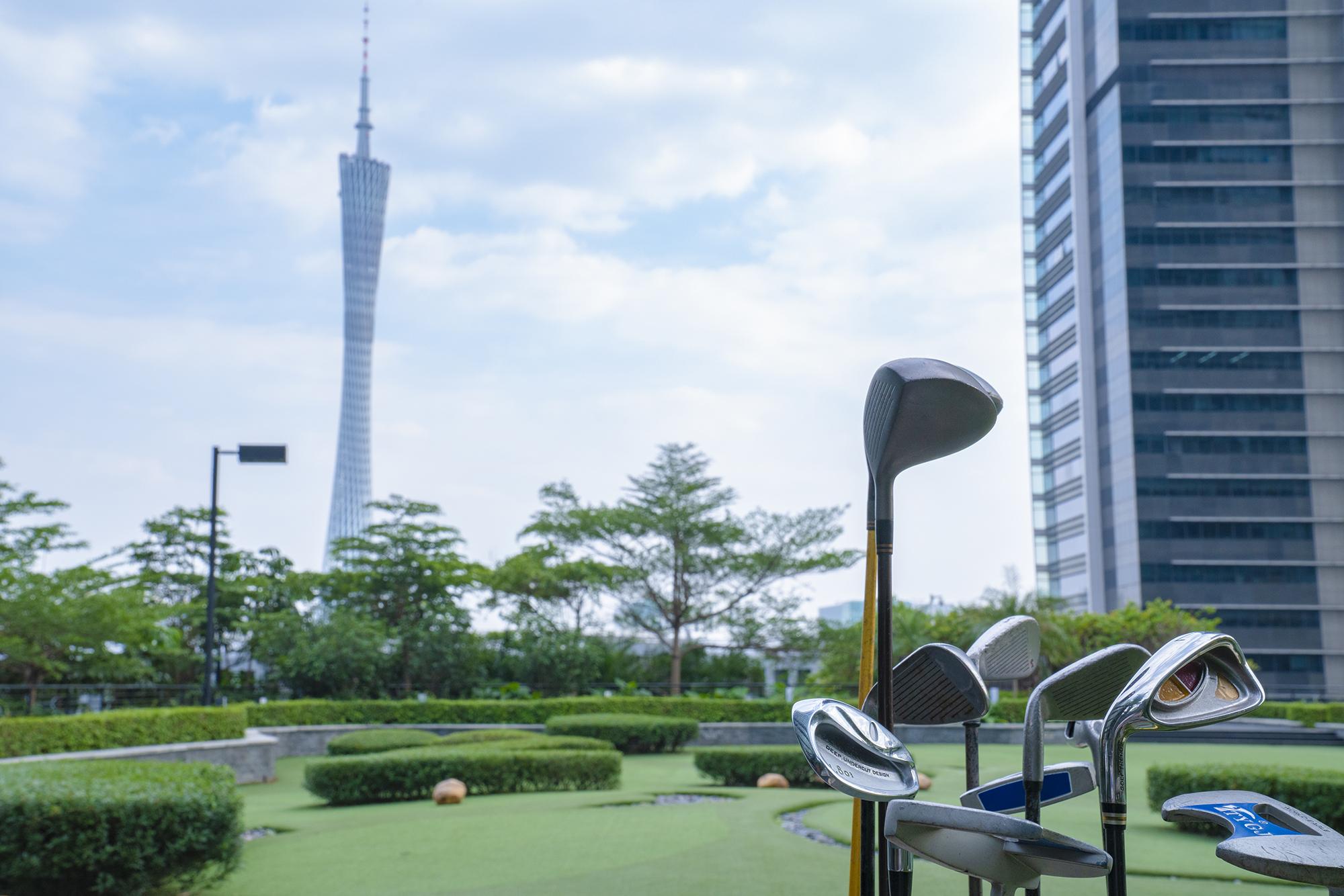 Apartmán Ascott Ifc Kanton Exteriér fotografie