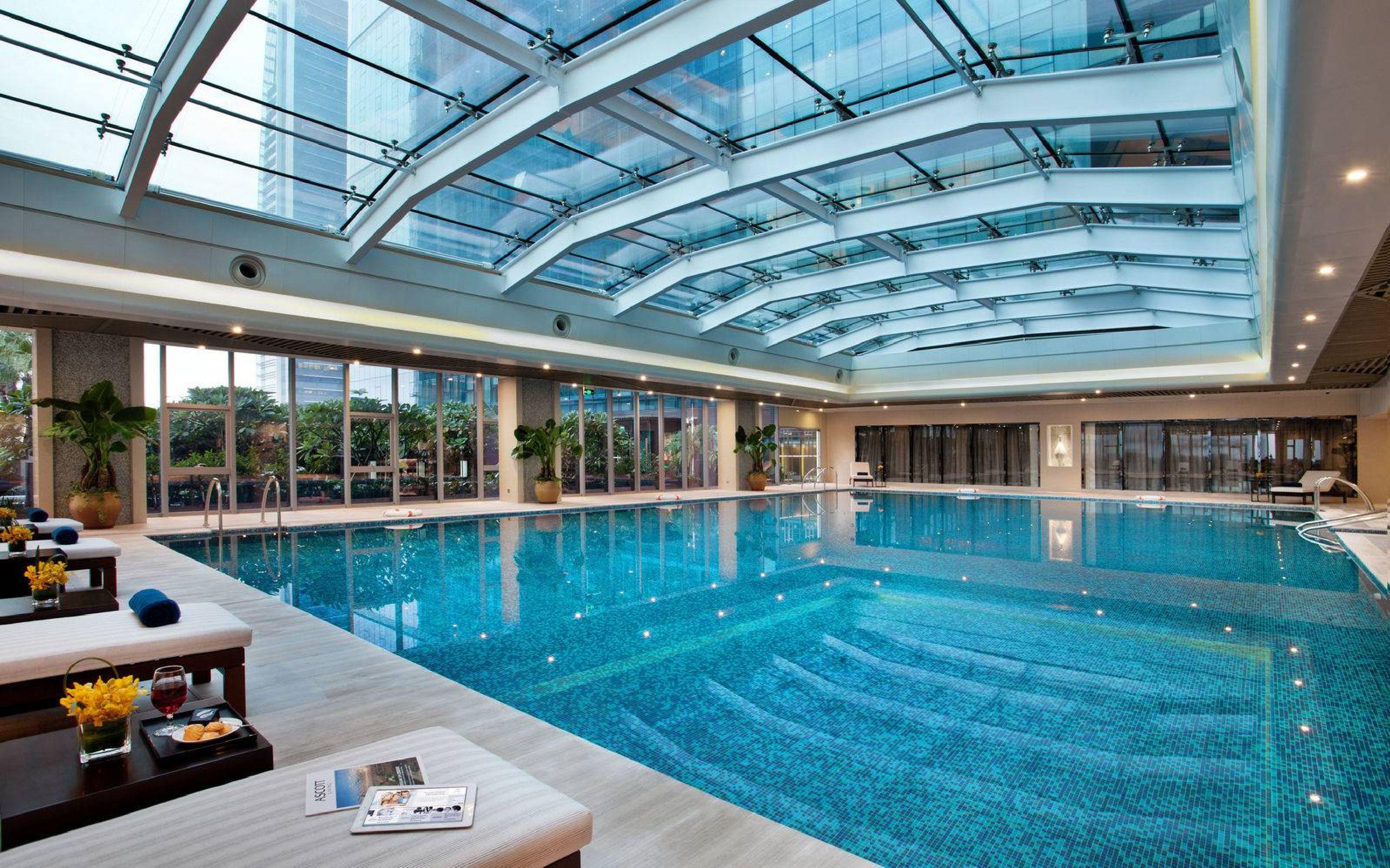 Apartmán Ascott Ifc Kanton Exteriér fotografie