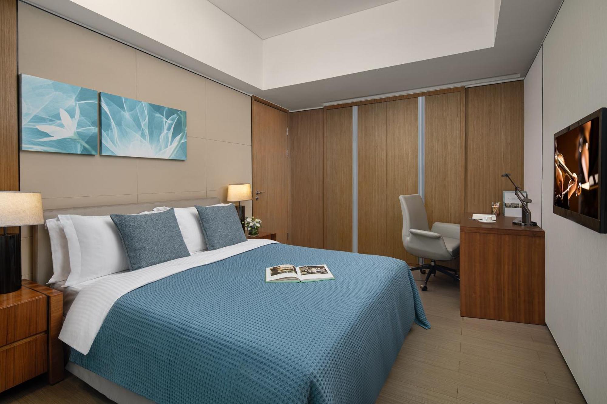 Apartmán Ascott Ifc Kanton Exteriér fotografie